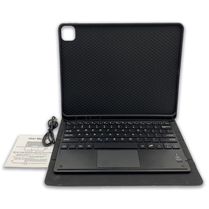 Miniteclado inalámbrico recargable, móvil para iPad pro 12,9, versión 2018 y 2020, funda para teclado BT