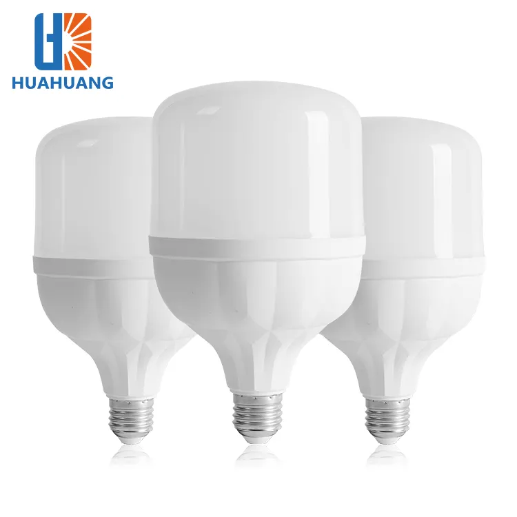 Huahuang Venta al por mayor Oficina Sala de estar PBT PP B22 E27 5W 10W 15W 20W 30W 40W 50W 60W Bombilla LED