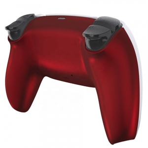 Extremerate แผ่นหุ้มตัวควบคุมสีแดงเข้มสำหรับเกมแพด PS5