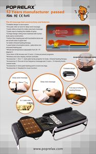 La mejor piedra turmalina de Corea, terapia infrarroja, rodillo de jade térmico caliente eléctrico, mesa de calentamiento de columna vertebral, cama de masaje, fibra de carbono V4 - Product Image 2