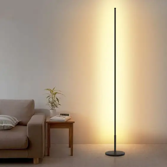 CL Lighting E-commerce Factory Control remoto Lámparas de pie LED de lujo modernas Iluminación inteligente para decoración del hogar