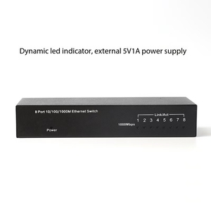 8/5 Port Gigabit Ethernet Netzwerk Switch SNMP-Funktion für Video überwachung Schlafsaal Verwenden Sie LAN Splitter Converter Hub