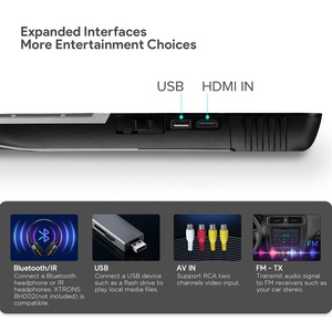 XTRONS 11.6&quot; 8 Core 32G Android <strong>LCD</strong> Monitors 1920*1080 8K Video HD-MI <strong>RCA</strong> <strong>Input</strong> Roof Car Monitor for Toyota Alphard Vellfire