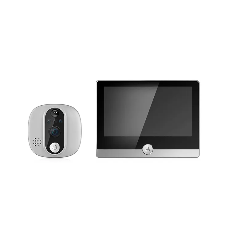 Tuya Smart Door Phones 1080P WiFi Mirilla Cámara Night Bell Hot Viewer Video Intercom para protección de seguridad del hogar