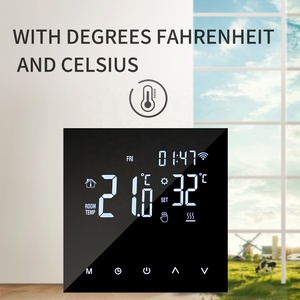 वाईफ़ाई स्मार्ट थर्मोस्टेट तापमान नियंत्रक वाईफ़ाई इलेक्ट्रॉनिक्स के लिए पानी मंजिल जमीन हीटिंग थर्मोस्टेट काम करता है - Product Image 5