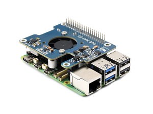Power Over Ethernet HAT (F) per Raspberry Pi 5, ad alta potenza, ventola di raffreddamento a bordo, con dissipatore di calore, supporta 802.3af/alla rete - Product Image 6