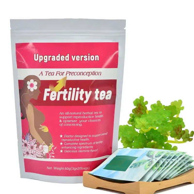 Detox-ingredientes naturales para la fertilización de mujeres embarazadas, té que regula las hormonas del vientre, rejuvenecimiento del té