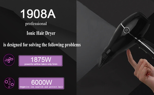 Yeni stil saç kurutma makinesi yüksek hızlı 2100W profesyonel yüksek güç <span class=keywords><strong>Solon</strong></span> berber dükkanı blower saç ev yurt için