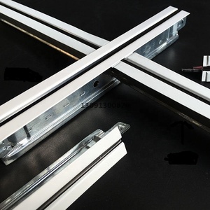 T形网格交叉三通吊顶石膏板pvc吊顶瓷砖吊顶网格待售 - Product Image 6