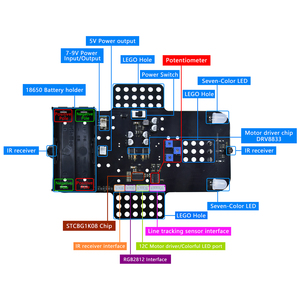 Keyestudio 4WD Mecanum Car para Arduino - Product Image 6