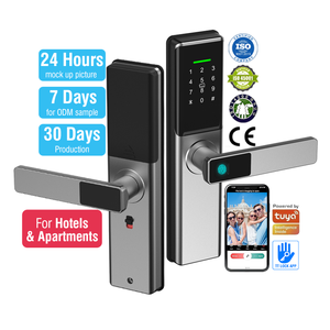 Te'an Passwort Digital Locks WiFi-Netzwerk-App Smart Electric Fingerprint Türschloss für Holz Aluminium Tür Zink legierung Wolke - Product Image 1