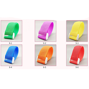 Factory Customized Colorful Adjustable <strong>Hook</strong> and <strong>Loop</strong> Cinch <strong>Strap</strong>