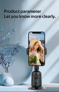 Q7 Smart <strong>Following</strong> Focus Gimbal No APP AI Auto Face Tracking Gesture Pause/start Face 360 Degree Follow up Shooting Gimbal - Product Image 3