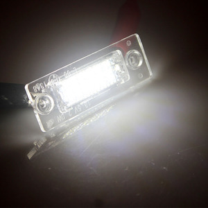 Süper parlak beyaz renk 6000K otomatik led plaka numarası işık VW Golf Passat B6 B5.5 Caddy MK3 Jetta MK3 - Product Image 4