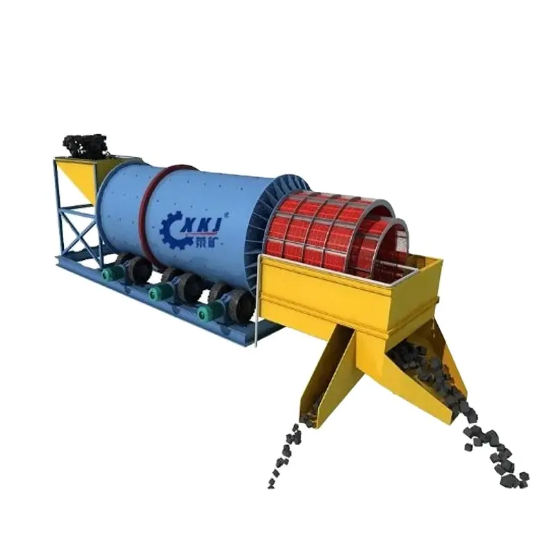 Supply washing equipment rotary drum scrubber drum stone , sand washing machines