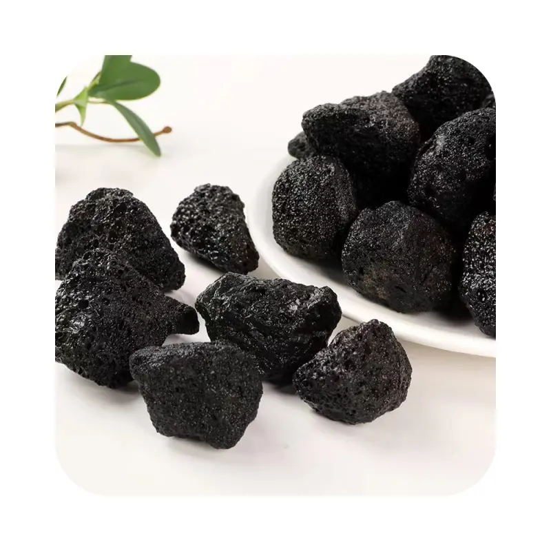 Precio de fábrica, paisajismo Natural, piedra volcánica negra, curación, aromaterapia, lava, roca de cuarzo, regalos para el hogar, decoraciones fengshui