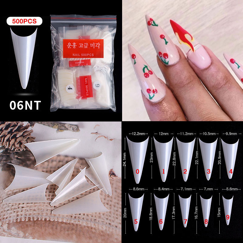 #12Natural 500pcs