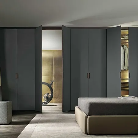 Nuevo diseño moderno, muebles de dormitorio para el hogar, armario de madera personalizado