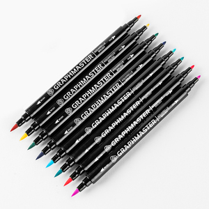 STA 24色セットウォーターベースアートマーカーダブルヘッド多様な表現 - Product Image 1