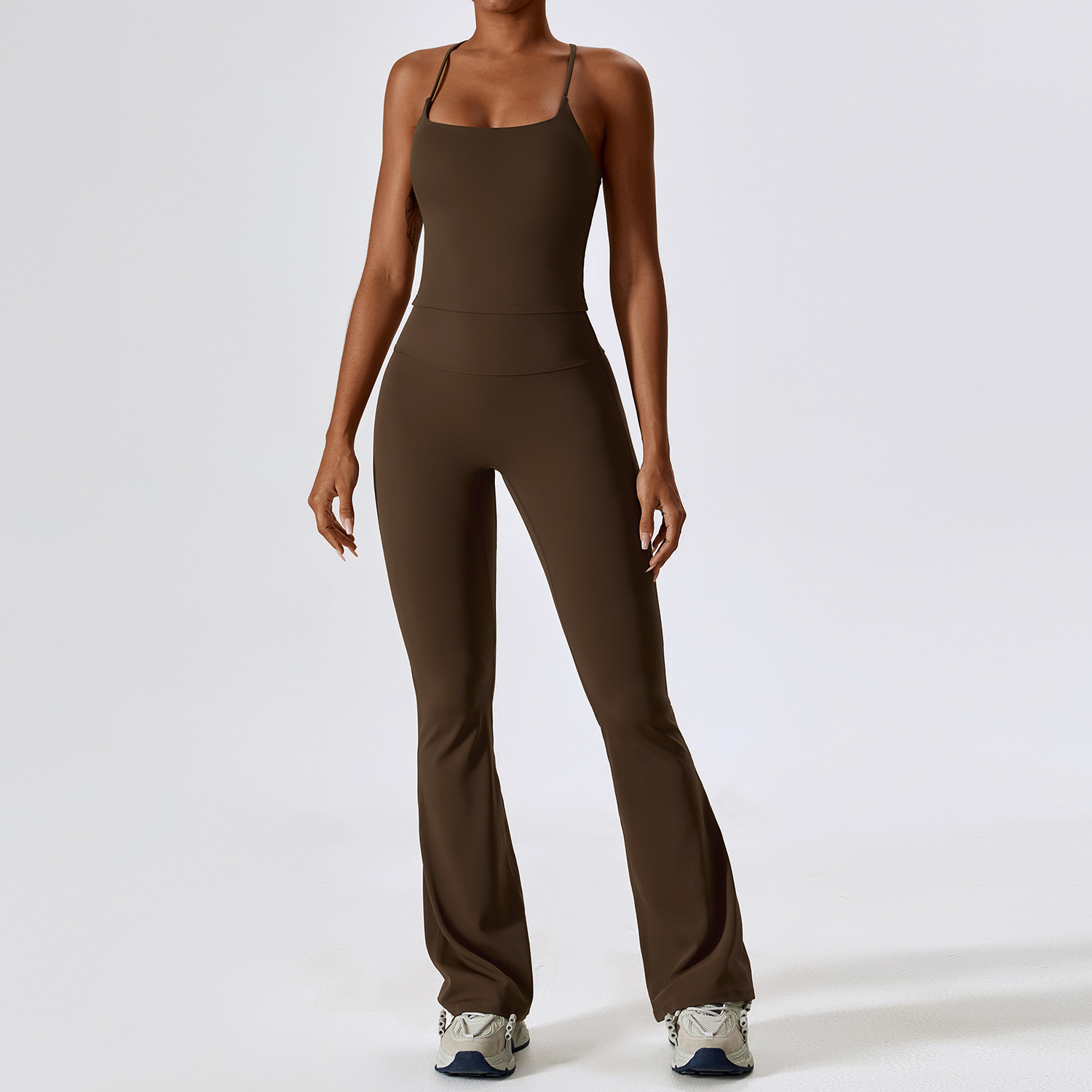 Marrone (gilet + legging)