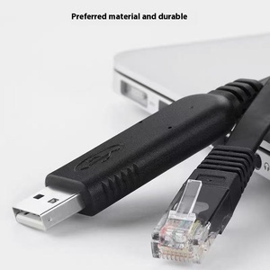 Pure Copper <strong>USB</strong> Rj45 Console <strong>Serial</strong> Port Rs232 Debugging Line Switch Router PVC Jacket Braid Shielding Cable - Product Image 4