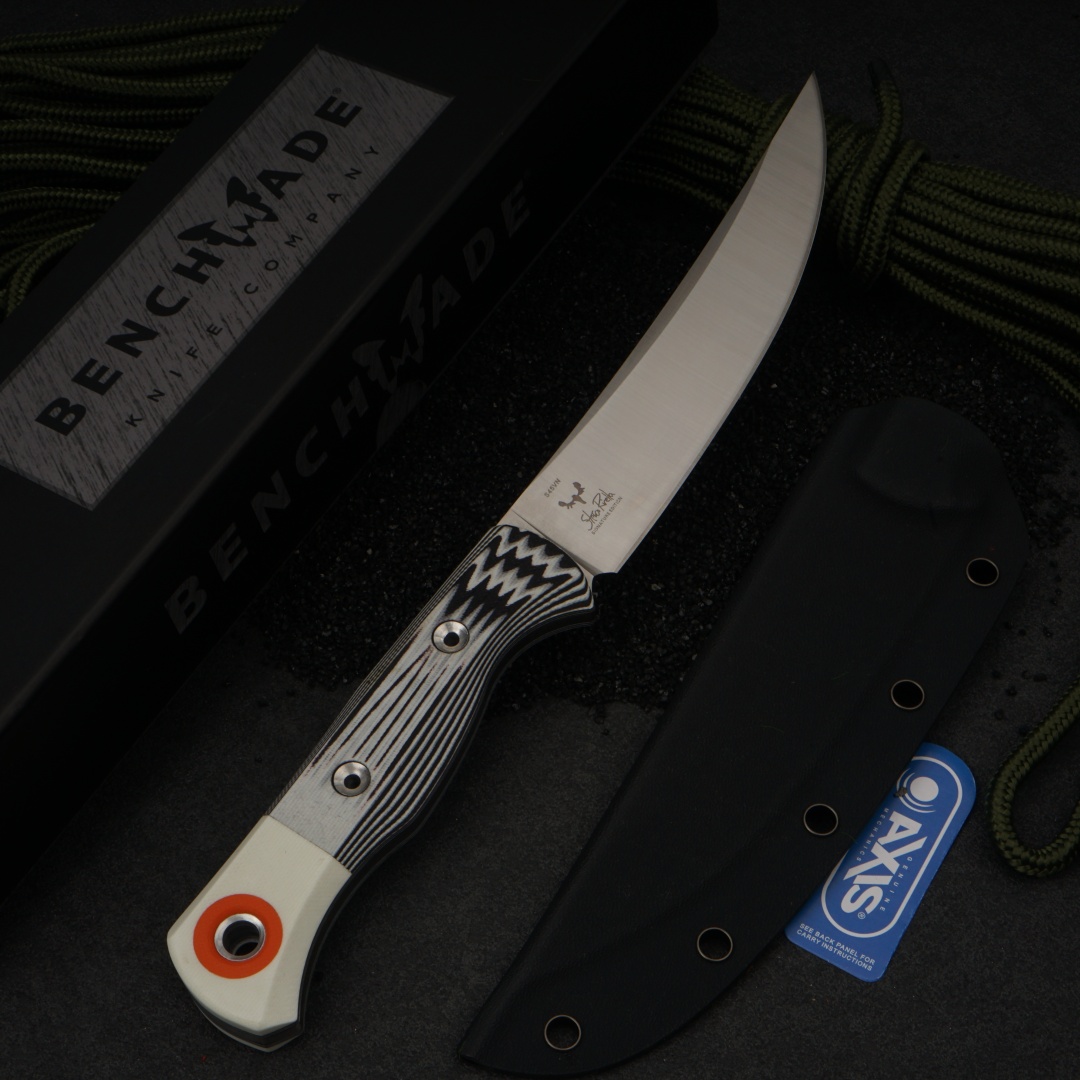 Black and white handle