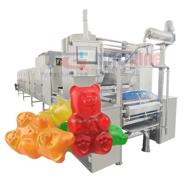 2021 Hot Selling Full Automatic Gummy Jelly Candy Production Line
