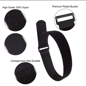 Correa ajustable de nailon impresa con logotipo de gancho y bucle personalizado de fábrica con correas de velcro - Product Image 4