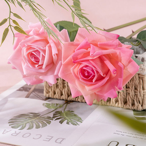 Cao Cấp Nhân Tạo Duy Nhất Đầu Trắng Hồng Hoa Hồng Bất Cảm Ứng Handmade Latex Hiện Đại Tái Sử Dụng Có Thể Tái Chế Cho Ngày Valentine - Product Image 2