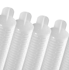 Ultra saf su Filtration syonu 0.45 mikron PTFE kartuş filtre 20 inç polipropilen kıvrımlı filtre kartuşu - Product Image 1