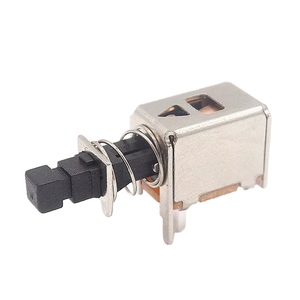 PS22F02 6-Pin basma düğmesi güç anahtarı kırmızı siyah düz anahtar anahtarları - Product Image 4