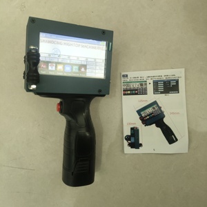 Impresora de inyección de tinta manual, para códigos de barras Qr con fecha de caducidad con impresora ecosolvente, precio de fábrica - Product Image 3