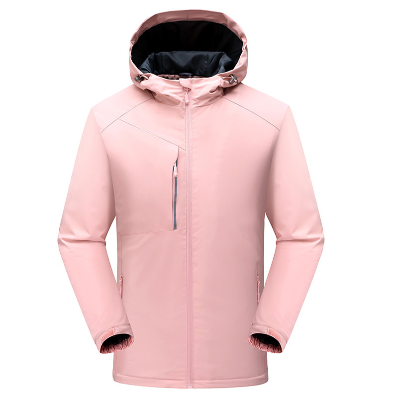 Polaire rose, couleur unie.