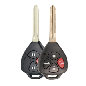 A2AUTOKEYS 3/4 düğmeler araba uzaktan anahtar kabuk Toyota Camry Avalon Corolla Matrix RAV4 Yaris Venza tC/xA/xB/xC - Product Image 1