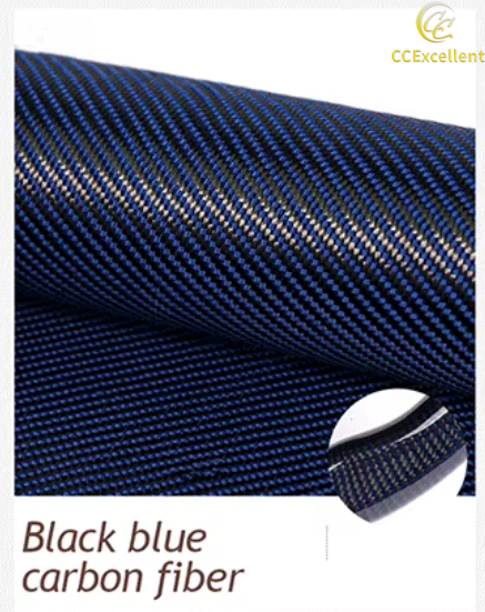 8.1-Fibra de carbono azul negro