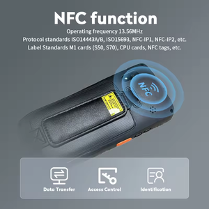 Cheapest 6inch Handheld Android PDA Mobile 4G RAM 64GB ROM Rugged <strong>Barcode</strong> Scanner PDAs Data Collector Device - Product Image 2
