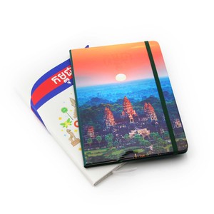 Su misura a spirale di lino diario legante <span class=keywords><strong>Notebook</strong></span> A4 libro con diverse dimensioni