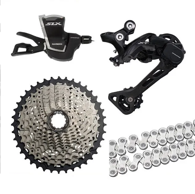 Shimano-palanca de cambio de marchas para bicicleta de montaña, Mini grupo de cambio de marchas trasero, XT M8000 SLX M7000 DEORE M5100, LS