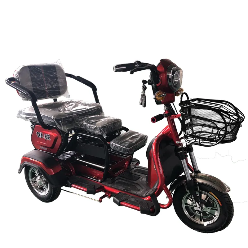 Chino fábrica vende motor triciclo para adultos de edad avanzada los pasajeros con discapacidad