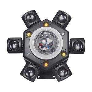 <span class=keywords><strong>2025</strong></span> nuovo arrivo 6 armati re Kong effetto palla magica scena luce per festa di nozze 6 braccia RGBW strobo RG Laser testa mobile DJ luce