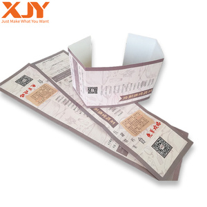 XJY geri dönüşümlü Kraft oluklu kağıt kol Logo çevre dostu sunum zanaat kollu kutulu şekli ile mat kutu ambalaj - Product Image 2