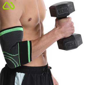 Khuỷu Tay Nén Tay Áo Cao Đàn Hồi Dệt Kim Thể Thao Tạ Khuỷu Tay Cú Đúp Hỗ Trợ Bảo Vệ Băng Mùa Xuân Chuyên Nghiệp - Product Image 6