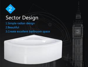 Modern beyaz akrilik köşe iliklerine küvetler Whirlpool masaj süzgeç Spa banyo açık otel kullanımı için içerir