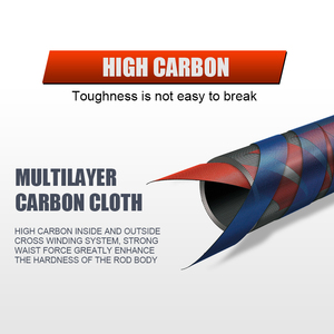 Profissional High End Alimentador De Carbono Varas De Pesca Longo Jogando Shore Pesca Outdoor Spinning Rodas - Product Image 3