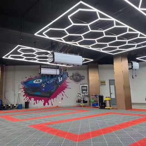 SUEZ 6500K garage esagonale led light plafoniera led light garage detailing plafoniera a nido d'ape - Product Image 5