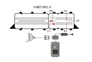 Lancio originale X431 immobilizzatore programmatore MCU3 Kit antifurto scheda scheda di supporto lavoro con X-431 IMMO ELITE X-PROG 3 - Product Image 5