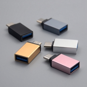 Adaptador USB 3,0 hembra A tipo C macho, convertidor de datos USB A USB C