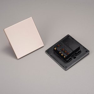 Yeni ürün İngiltere standart elektrik güç çıkışı soketi anahtarı paneli duvar dokunmatik ışıklı anahtar ile 86 tipi cam ev ofis için 100 - Product Image 5