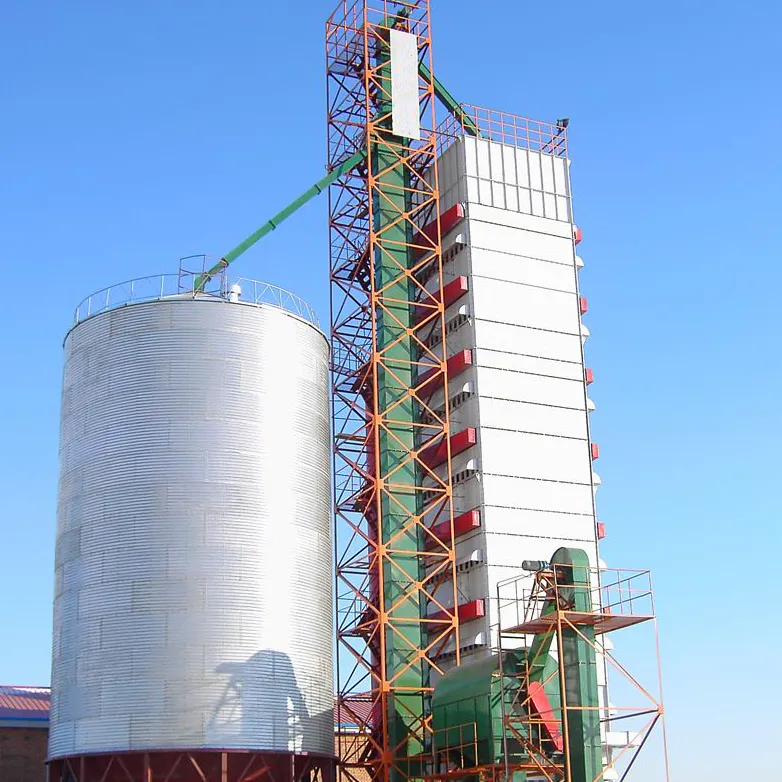Secador de maíz, máquina de secado de grano, torre, precio de fábrica, 1000 toneladas por día