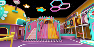 Tùy chỉnh lớn trẻ em công viên giải trí thiết bị mơ lâu đài chủ đề leo núi chức năng bóng hồ bơi chủ đề đại dương cho trung tâm mua sắm - Product Image 5